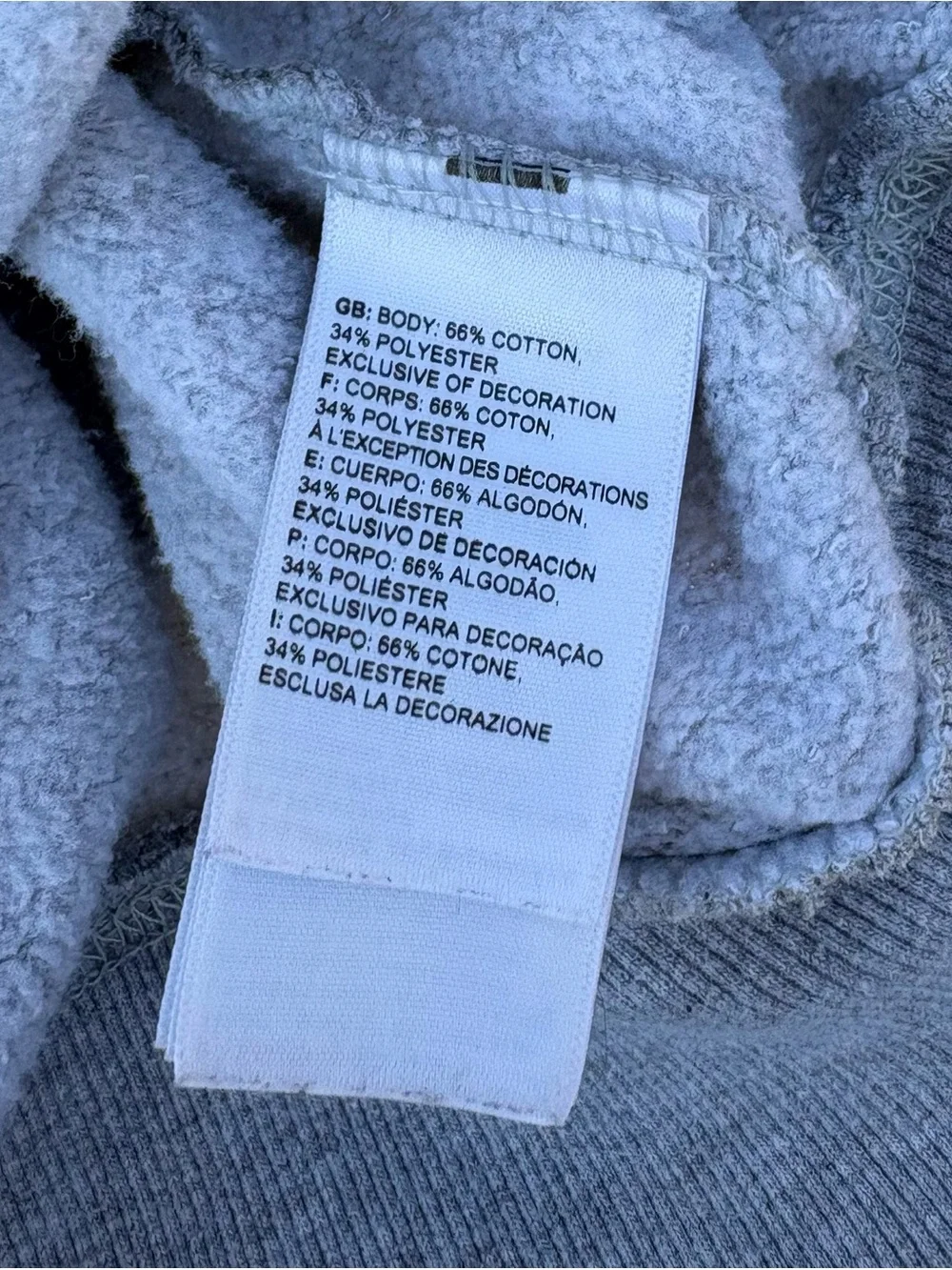 The North Face light gray